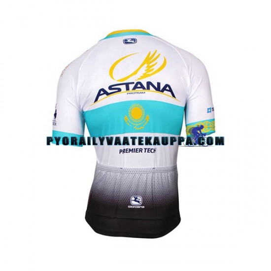 Pyöräilypaita + Bib Pyöräilyshortsit 2017 Astana Pro Team Miehet N002