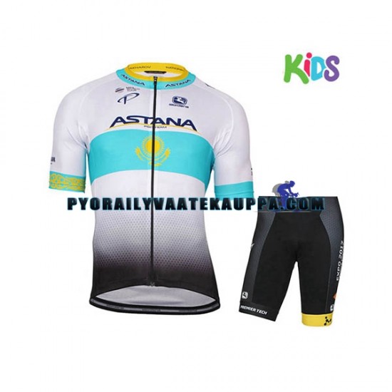 Pyöräilypaita + Pyöräilyshortsit 2017 Astana Pro Team Lapset N002