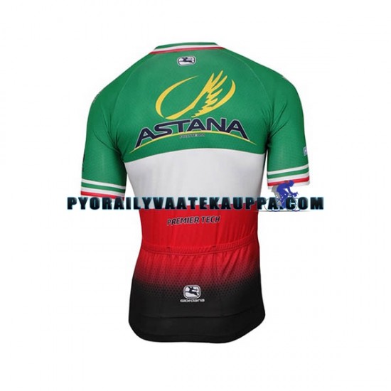 Pyöräilypaita + Bib Pyöräilyshortsit 2017 Astana Pro Team Miehet N005