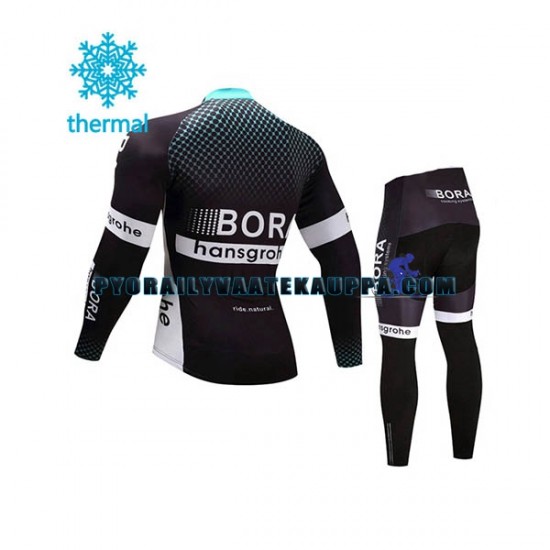 Pyöräilypaita Pitkähihainen + Pyöräilyhousut Talvi Thermal Fleece 2017 Bora-Hansgrohe Lapset N001