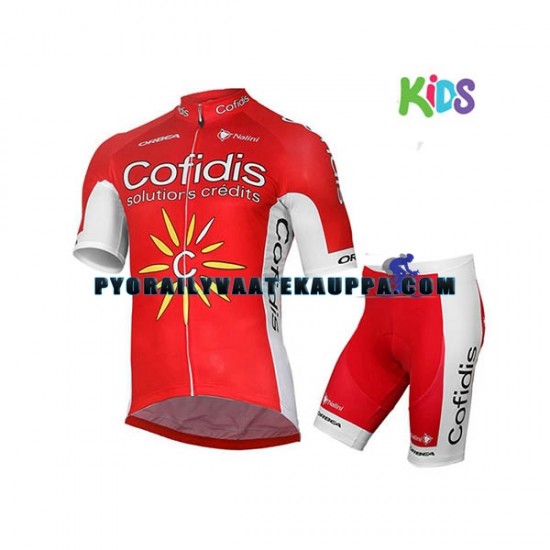 Pyöräilypaita + Pyöräilyshortsit 2017 Cofidis Pro Team Lapset N001