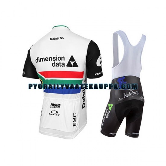 Pyöräilypaita + Bib Pyöräilyshortsit 2017 Dimension Data Miehet N002