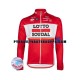 Pyöräilypaita Talvi Thermal Fleece 2017 Lotto Soudal Miehet N001