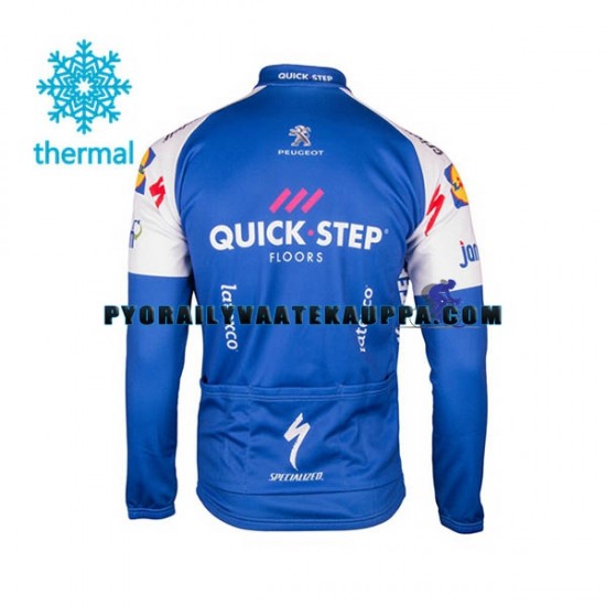 Pyöräilypaita Talvi Thermal Fleece 2017 Quick-Step Floors Miehet N001