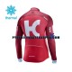 Pyöräilypaita Talvi Thermal Fleece 2017 Team Katusha-Alpecin Miehet N001