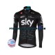 Pyöräilypaita Talvi Thermal Fleece 2017 Team Sky Miehet N001