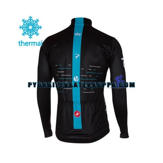 Pyöräilypaita Talvi Thermal Fleece 2017 Team Sky Miehet N001