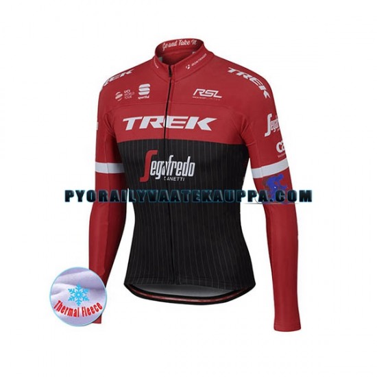 Pyöräilypaita Talvi Thermal Fleece 2017 Trek-Segafredo Miehet N001