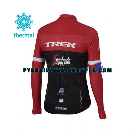 Pyöräilypaita Talvi Thermal Fleece 2017 Trek-Segafredo Miehet N001