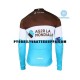 Pyöräilypaita Talvi Thermal Fleece 2018 AG2R La Mondiale Miehet N002