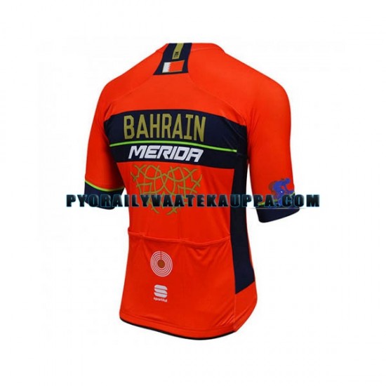 Pyöräilypaita 2018 Bahrain Merida Miehet N001