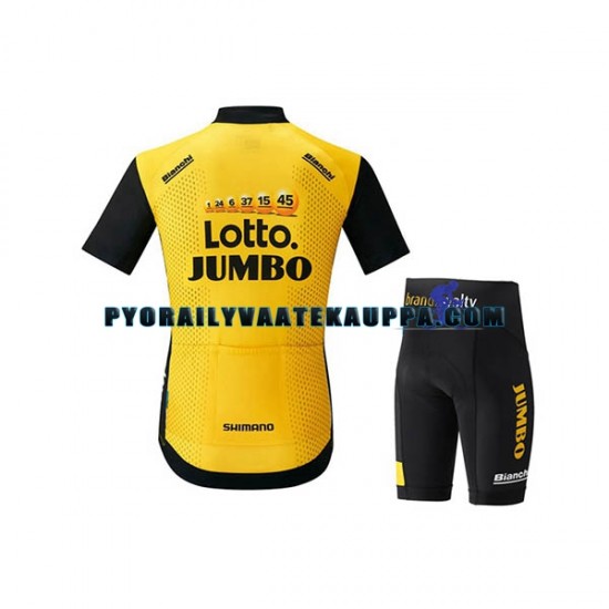 Pyöräilypaita + Pyöräilyshortsit 2018 LottoNL-Jumbo Miehet N001