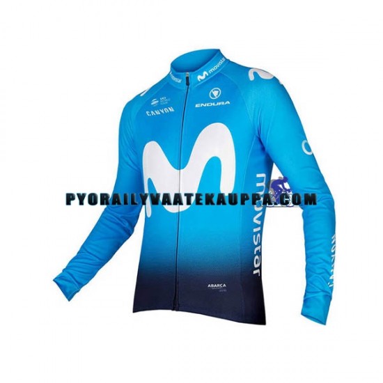 Pyöräilypaita Pitkähihainen 2018 Movistar Team Miehet N001