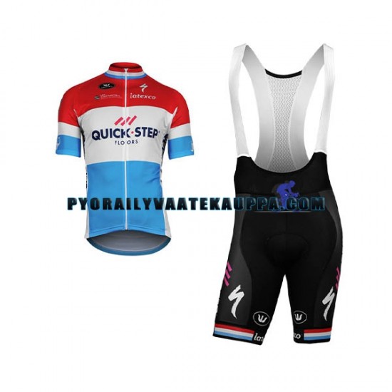 Pyöräilypaita + Bib Pyöräilyshortsit 2018 Quick-Step Floors Miehet N003