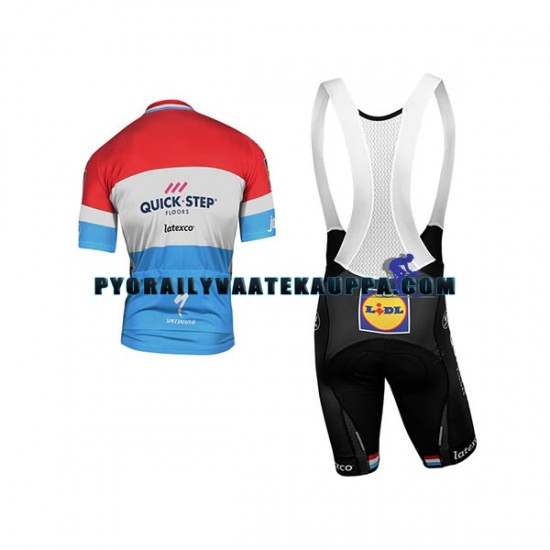 Pyöräilypaita + Bib Pyöräilyshortsit 2018 Quick-Step Floors Miehet N003