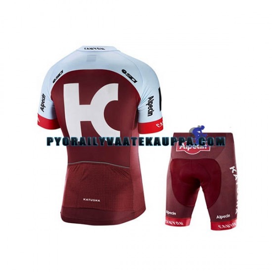 Pyöräilypaita + Pyöräilyshortsit 2018 Team Katusha Alpecin Lapset N001