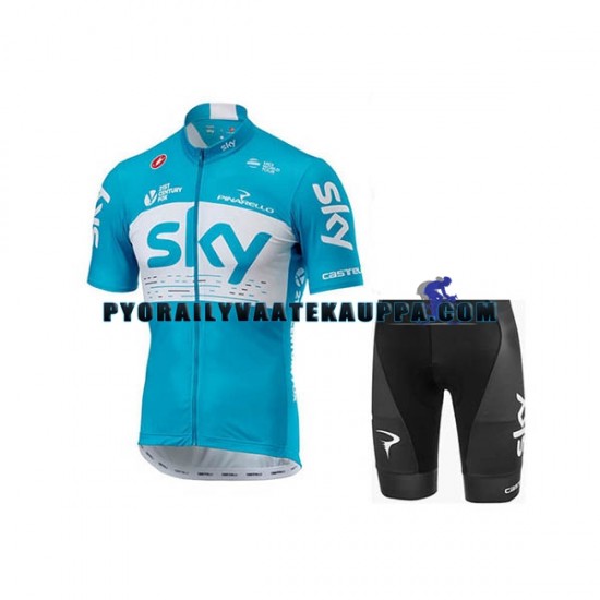 Pyöräilypaita + Pyöräilyshortsit 2018 Team Sky Miehet N002