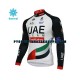 Pyöräilypaita Talvi Thermal Fleece 2018 Team UAE Miehet N001