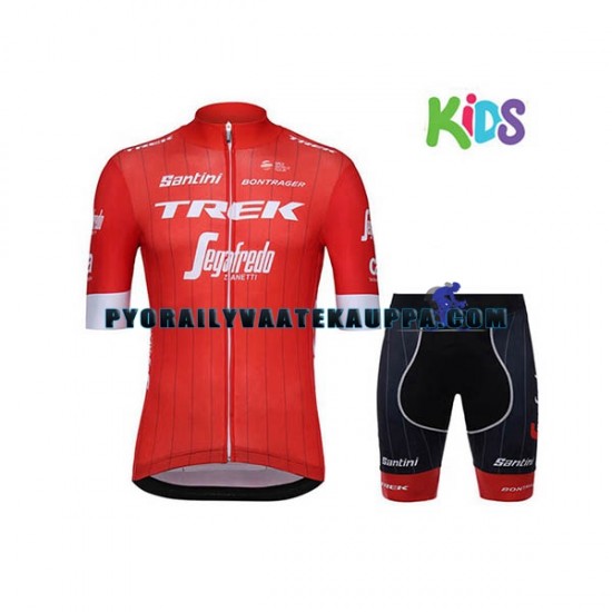 Pyöräilypaita + Pyöräilyshortsit 2018 Trek-Segafredo Lapset N001