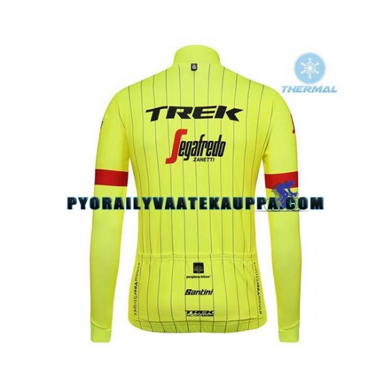 Pyöräilypaita Talvi Thermal Fleece 2018 Trek-Segafredo Miehet N002