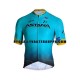 Pyöräilypaita + Bib Pyöräilyshortsit 2019 Astana Pro Team Miehet N001