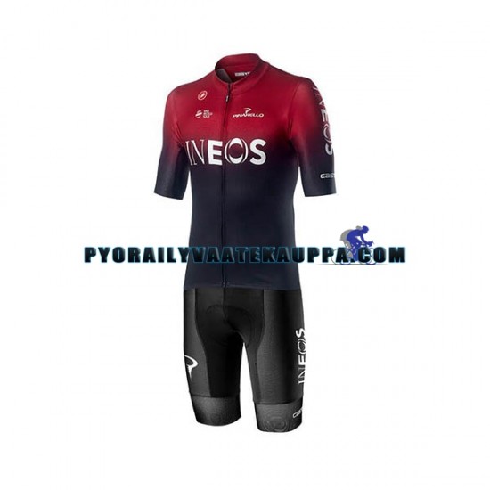 Pyöräilypaita + Bib Pyöräilyshortsit 2019 TEAM INEOS Miehet N001