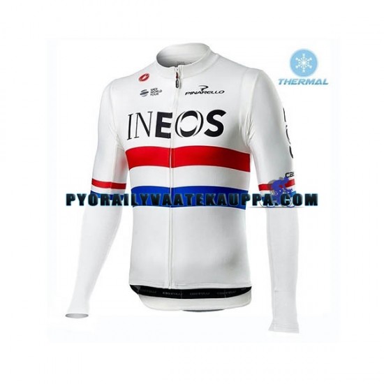 Pyöräilypaita Talvi Thermal Fleece 2019 TEAM INEOS Miehet N001