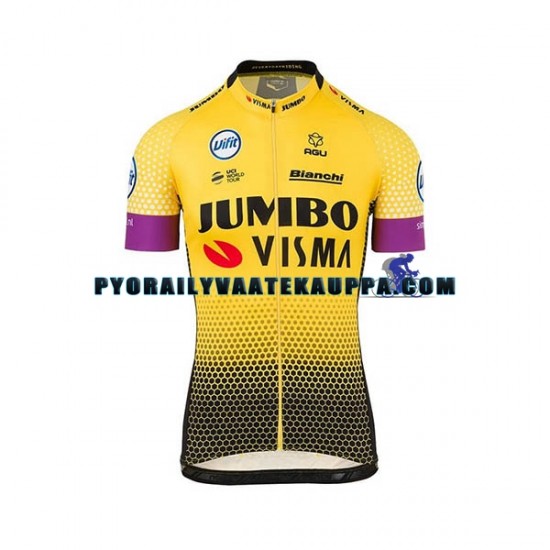 Pyöräilypaita + Bib Pyöräilyshortsit 2019 Team Jumbo-Visma Miehet N001