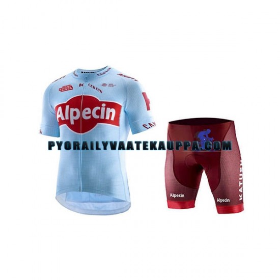 Pyöräilypaita + Pyöräilyshortsit 2019 Team Katusha Alpecin Miehet N001