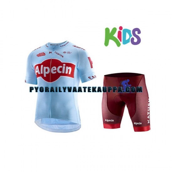 Pyöräilypaita + Pyöräilyshortsit 2019 Team Katusha Alpecin Lapset N001