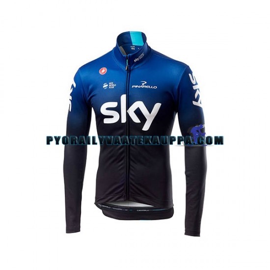 Pyöräilypaita Pitkähihainen 2019 Team Sky Miehet N001