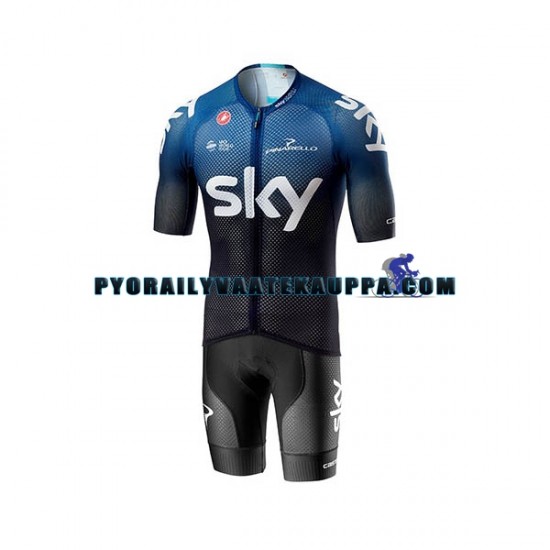 Pyöräilypaita + Pyöräilyshortsit 2019 Team Sky Miehet N001