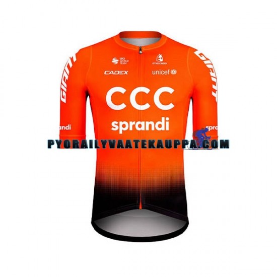 Pyöräilypaita + Bib Pyöräilyshortsit 2020 CCC Pro Team Miehet N001