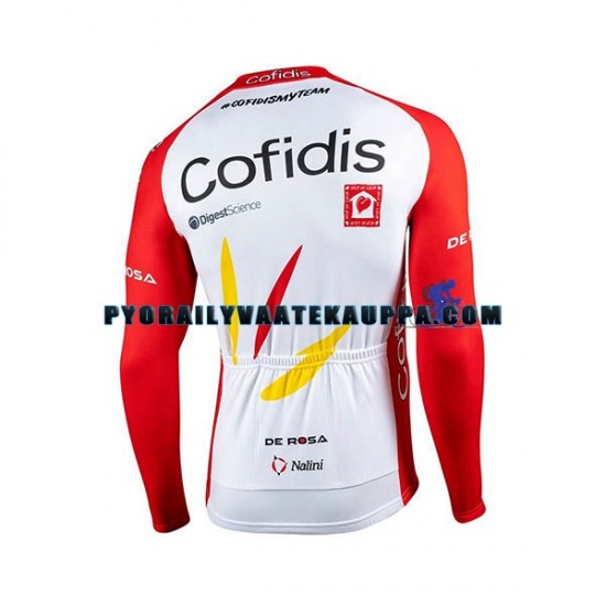 Pyöräilypaita Pitkähihainen + Bib Pyöräilyhousut 2020 Cofidis Pro Team Miehet N001