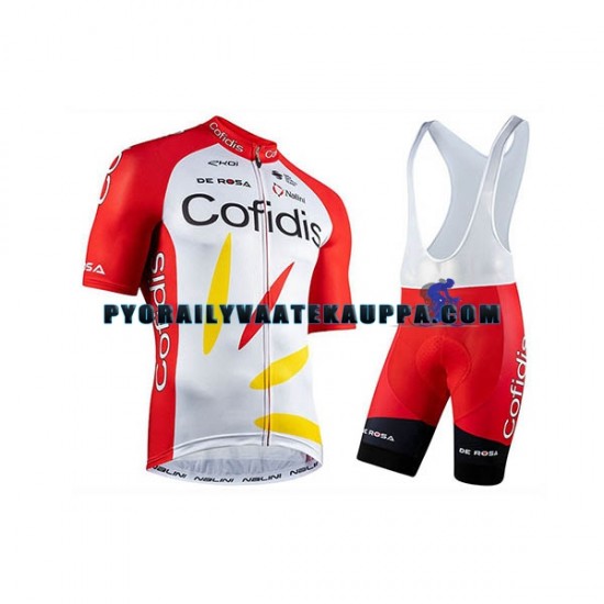 Pyöräilypaita + Bib Pyöräilyshortsit 2020 Cofidis Pro Team Miehet N001