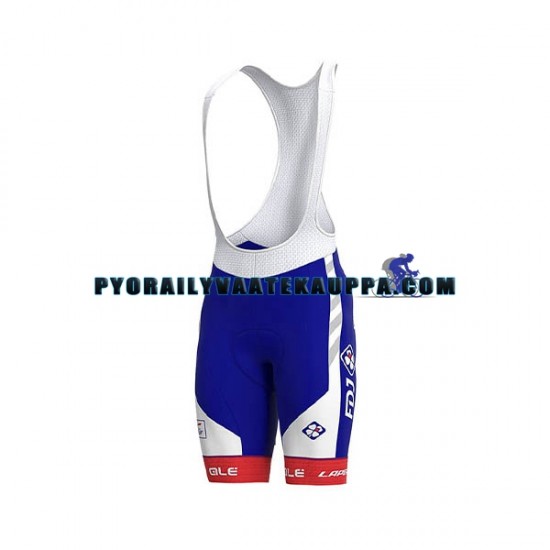 Pyöräilypaita + Bib Pyöräilyshortsit 2020 Groupama-FDJ Miehet N001