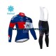 Pyöräilypaita Pitkähihainen + Bib Pyöräilyhousut Talvi Thermal Fleece 2020 IAM Cycling Miehet N002