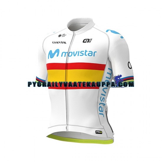 Pyöräilypaita + Bib Pyöräilyshortsit 2020 Movistar Team Miehet N004