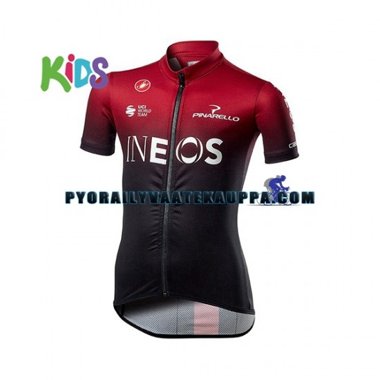 Pyöräilypaita + Pyöräilyshortsit 2020 TEAM INEOS Lapset N001