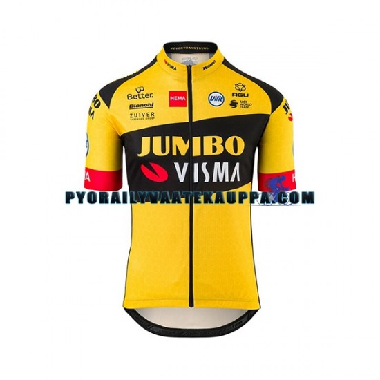 Pyöräilypaita + Bib Pyöräilyshortsit 2020 Team Jumbo-Visma Miehet N001