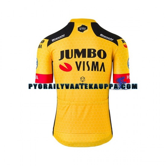 Pyöräilypaita + Bib Pyöräilyshortsit 2020 Team Jumbo-Visma Miehet N001