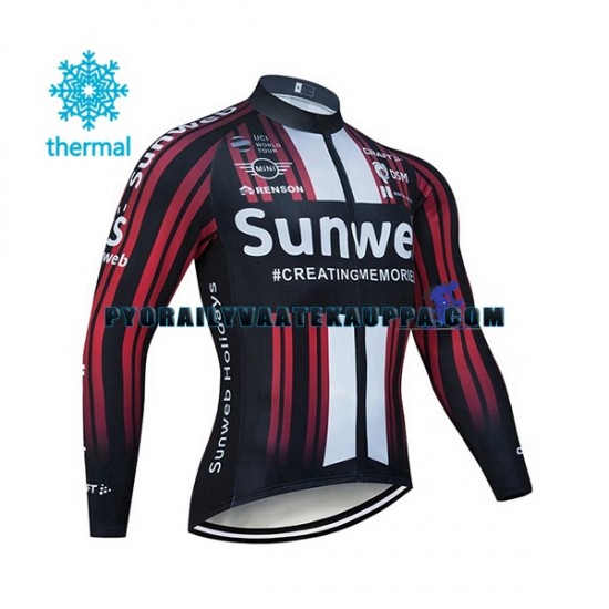 Pyöräilypaita Talvi Thermal Fleece 2020 Team Sunweb Miehet N003