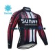 Pyöräilypaita Talvi Thermal Fleece 2020 Team Sunweb Miehet N003