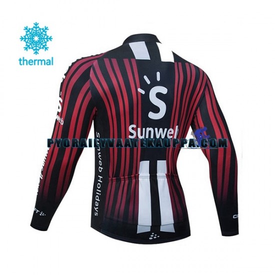 Pyöräilypaita Talvi Thermal Fleece 2020 Team Sunweb Miehet N003