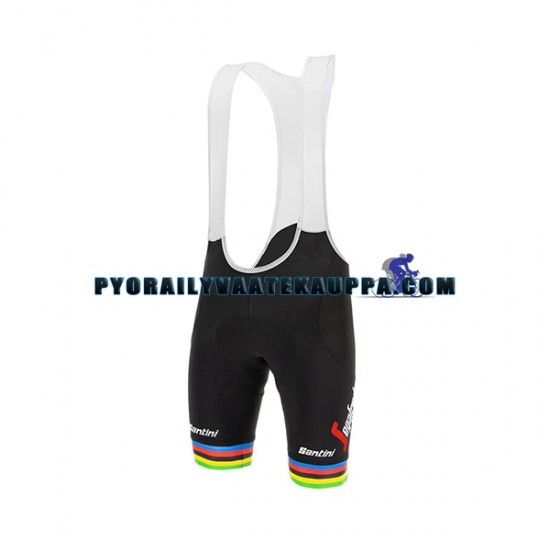 Pyöräilypaita + Bib Pyöräilyshortsit 2020 Trek-Segafredo UCI World Champion Miehet N001