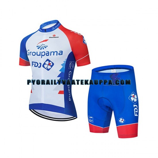 Pyöräilypaita + Pyöräilyshortsit 2021 Groupama-FDJ Lapset N002