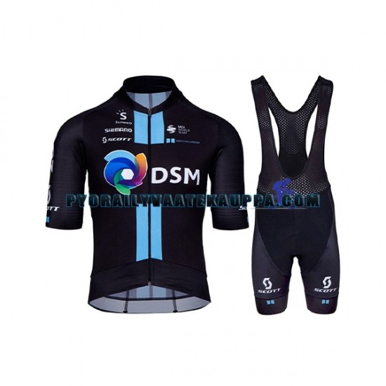 Pyöräilypaita + Bib Pyöräilyshortsit 2021 Team DSM Miehet N001