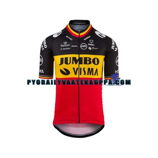 Pyöräilypaita + Bib Pyöräilyshortsit 2021 Team Jumbo-Visma Miehet N001