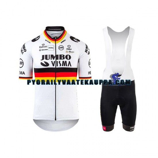 Pyöräilypaita + Bib Pyöräilyshortsit 2021 Team Jumbo-Visma Miehet N003