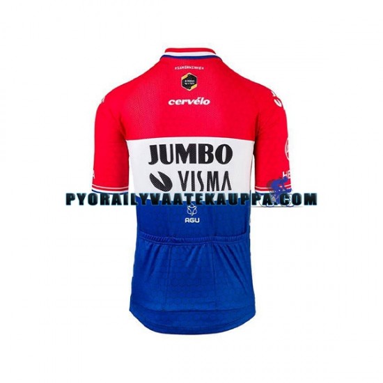 Pyöräilypaita + Bib Pyöräilyshortsit 2021 Team Jumbo-Visma Miehet N004